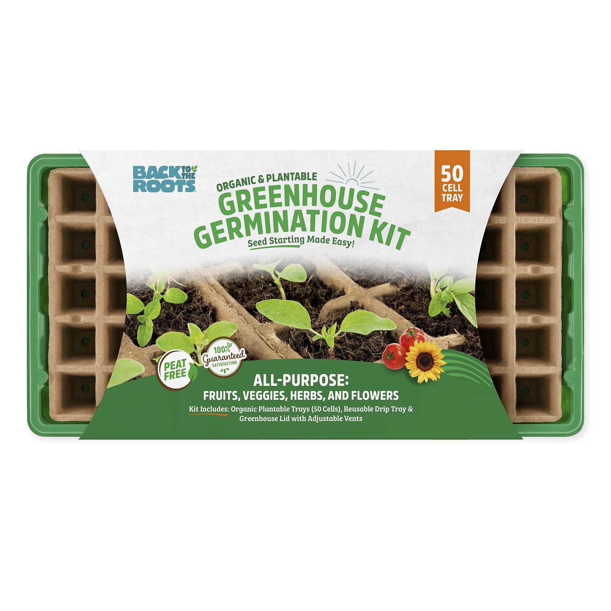 Greenhouse Germination kit 50 cell 2 Pack