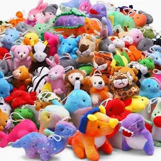 5 pk various Stuffed animals