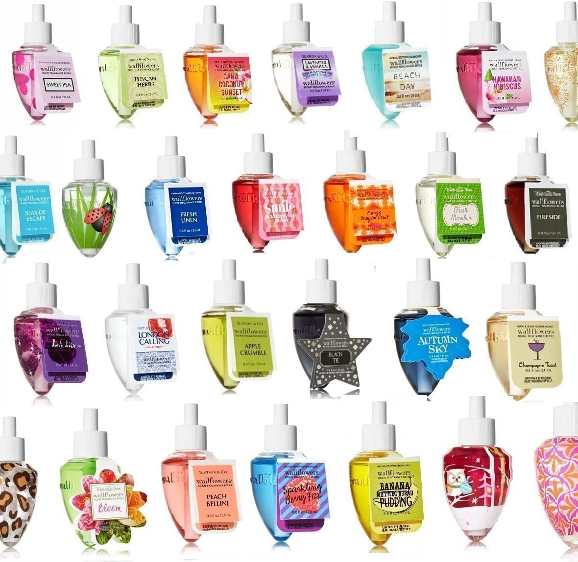 Bath and Body Works 24 pack Assorted Wall Flower refills