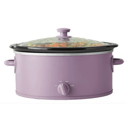 Mainstays 6QT Slow Cooker, Lilac Bloom, Condition: New, Brand: Mainstays, Model MS8400778514-09