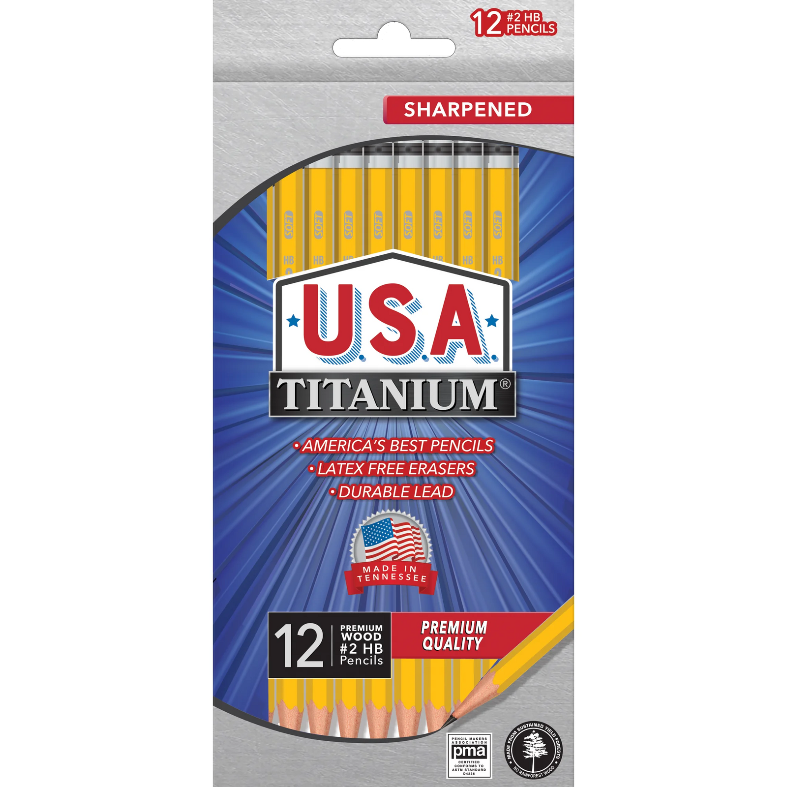 2 HB Pencils – 12 Count