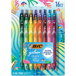 Gel Pens Assorted Colors, 16 Count