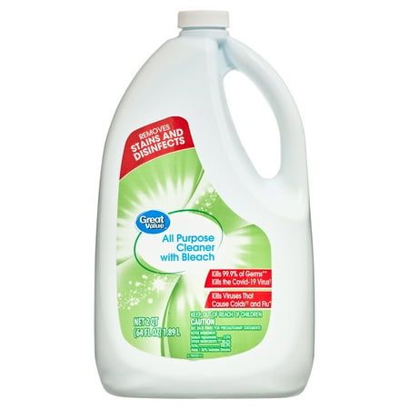 Great Value All Purpose Cleaner with Bleach, Refill, 64 fl oz