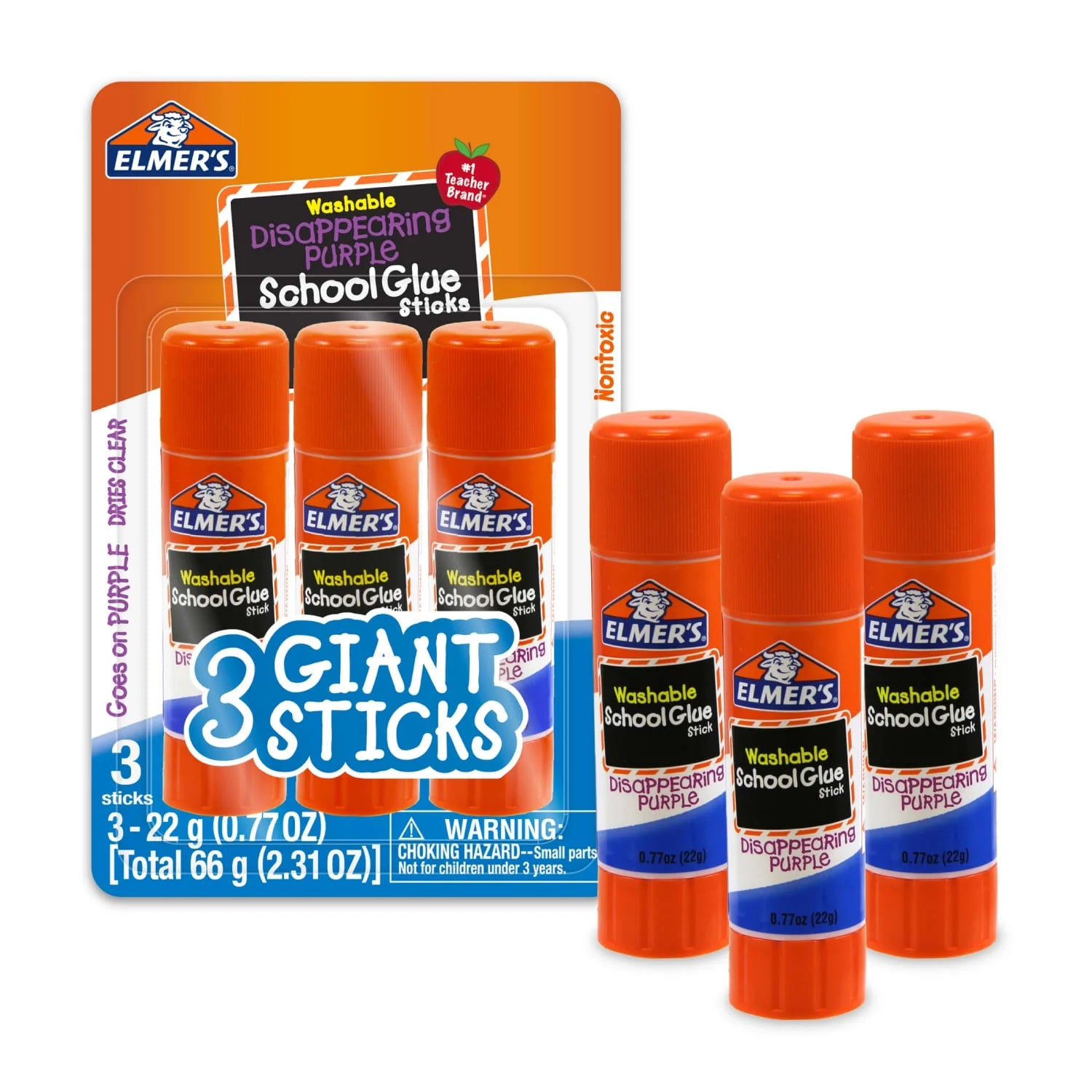 3 Count Elmers Glue sticks