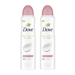 Dove Advanced Care Women's Antiperspirant Deodorant Spray Powder Soft, 3.8 oz Twin Pack
