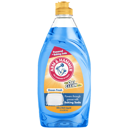 Arm & Hammer + Oxi Clean Ultra Dish Liquid Soap, Ocean Fresh, 10.1 oz