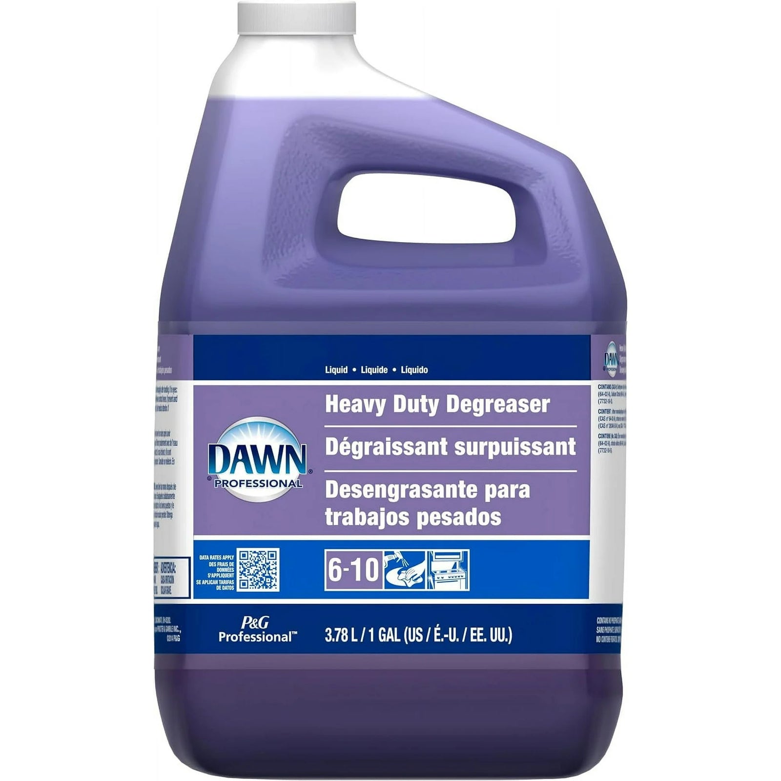 Dawn Professional Heavy Duty Liquid Degreaser, 1 Gal, 3/carton