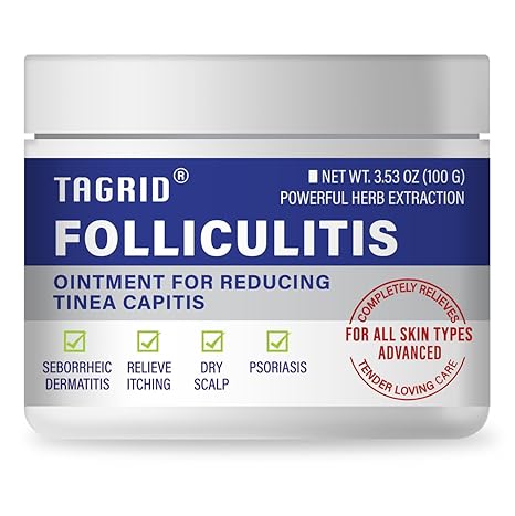 Folliculitis Cream, Ingrown Hair, Soothing Scalp, Face & Body Cream - 2 Pack