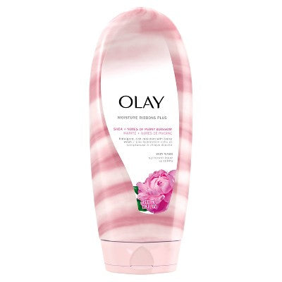 Olay Moisture Ribbons Plus Shea + Peony Blossom Body Wash - 18 fl oz