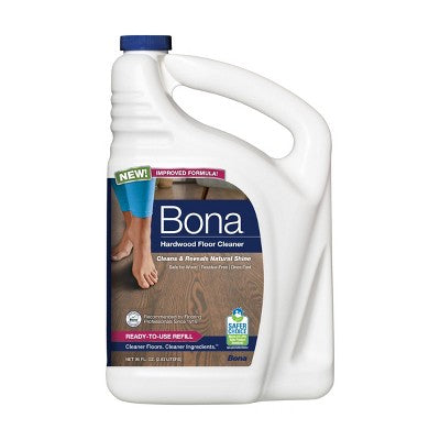 Bona Cleaning Products Mop Refill Wood Surface Multi Purpose Floor Cleaner - Unscented - 96oz