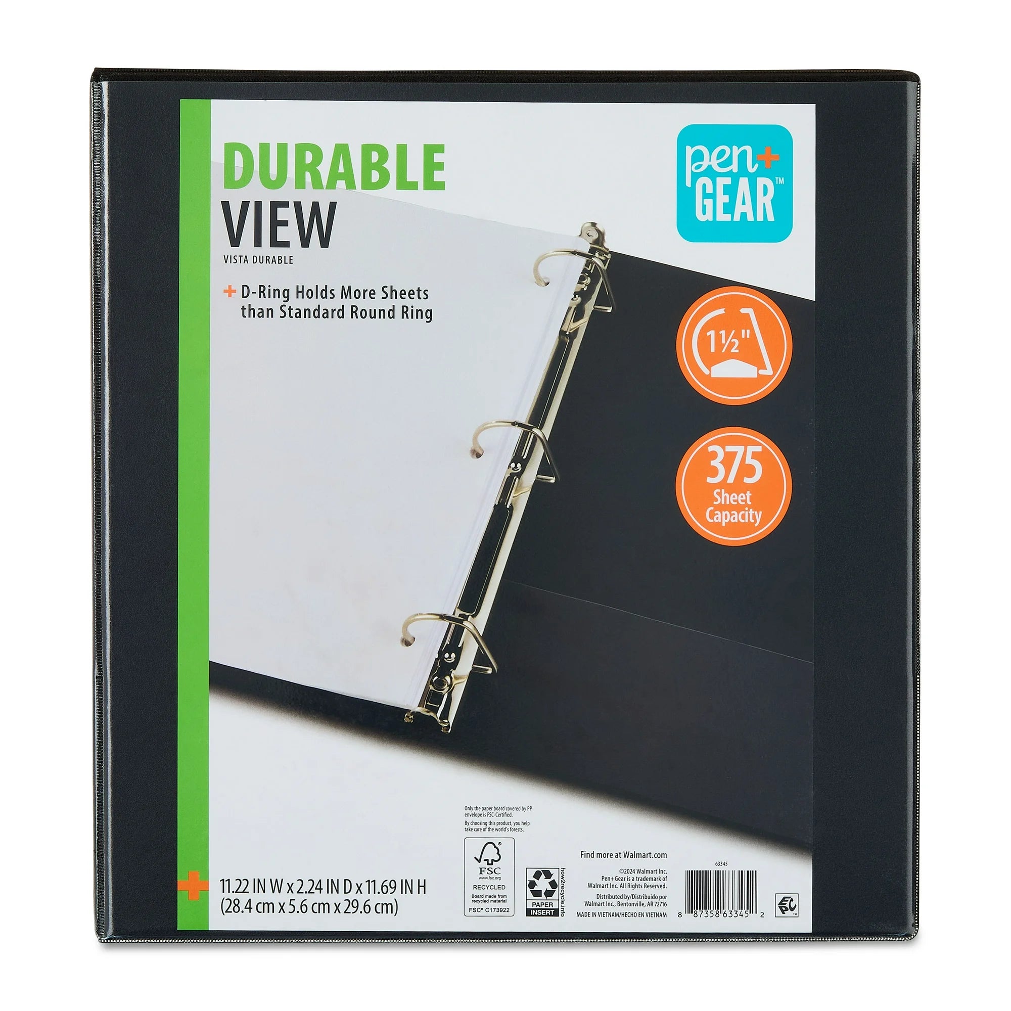 1.5" Binder