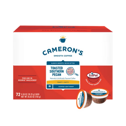 Cameron's Coffee Toasted Southern Pecan Light Roast EcoPods Coffee -72 ct