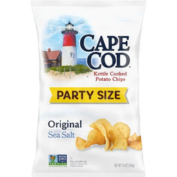 Cape Cod Potato Chips, Original Kettle Chips, 14 oz Party Size