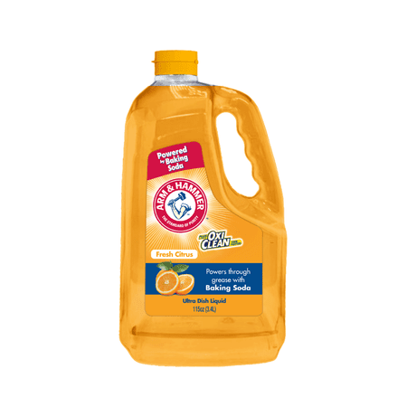 Arm & Hammer + Oxi Clean Ultra Dish Liquid Soap, Fresh Citrus, 115 oz