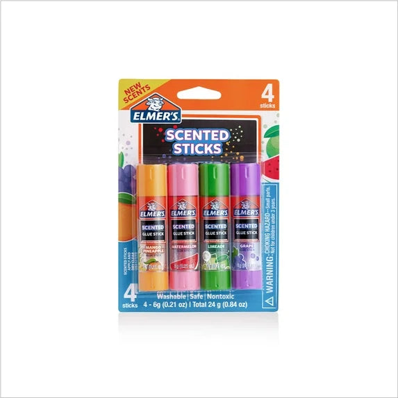 Elmer’s Glue Sticks, School Glue  4 count