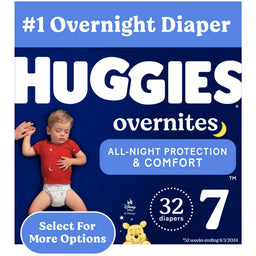 Diapers, Box, 32 Count, Size 7