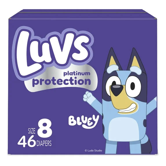 Diapers, Box, 46 Count, Size 8
