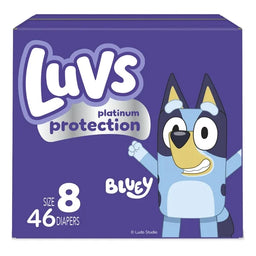 Diapers, Box, 46 Count, Size 8