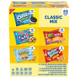 Nabisco Classic Mix Cookie & Cracker Variety Pack (40 Count)