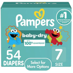 Diapers, Box, 54 Count Size 7