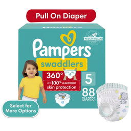 Diapers, Box, 88 Cou nt, Size 5