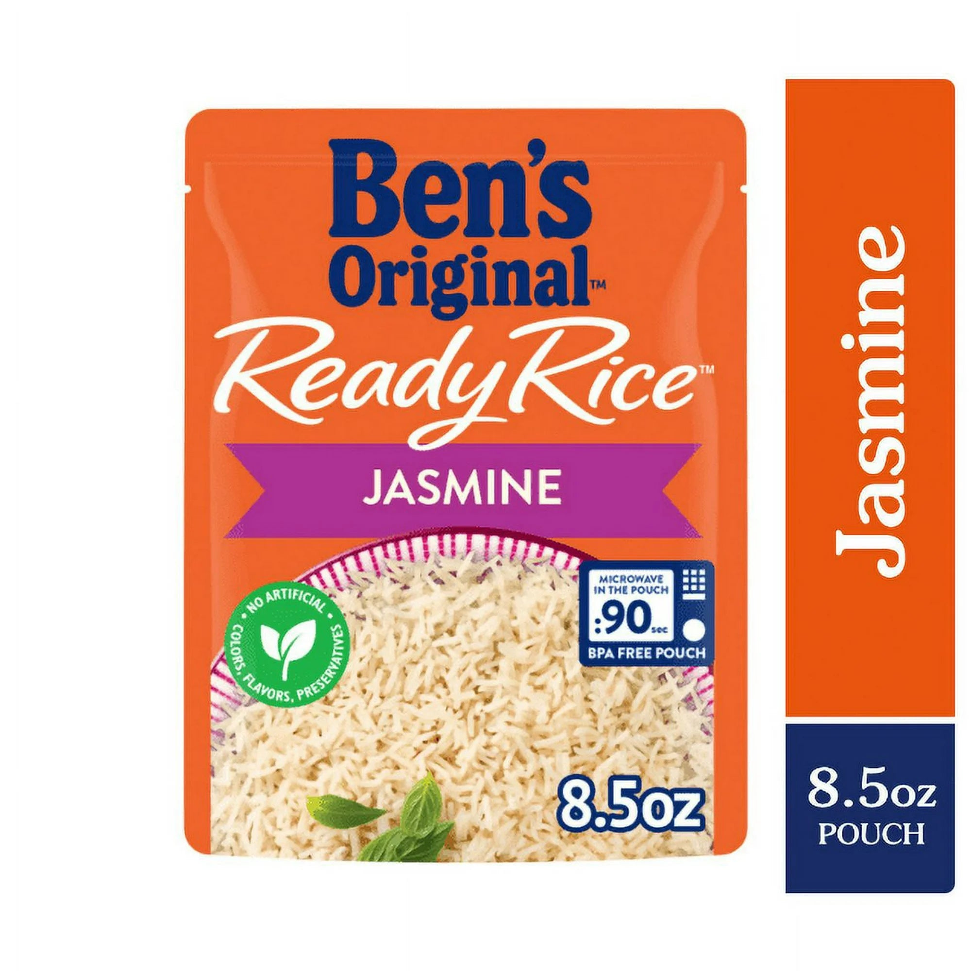 (6 pack) Ben's Original Ready Rice Jasmine Rice, Easy Dinner Side, 8.5 Ounce Pouch