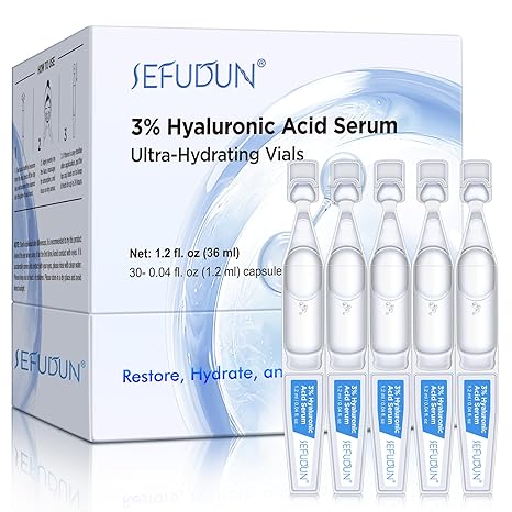 3% Pure Hyaluronic Acid Face Serum, 2 pack