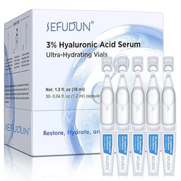 3% Pure Hyaluronic Acid Face Serum, 2 pack