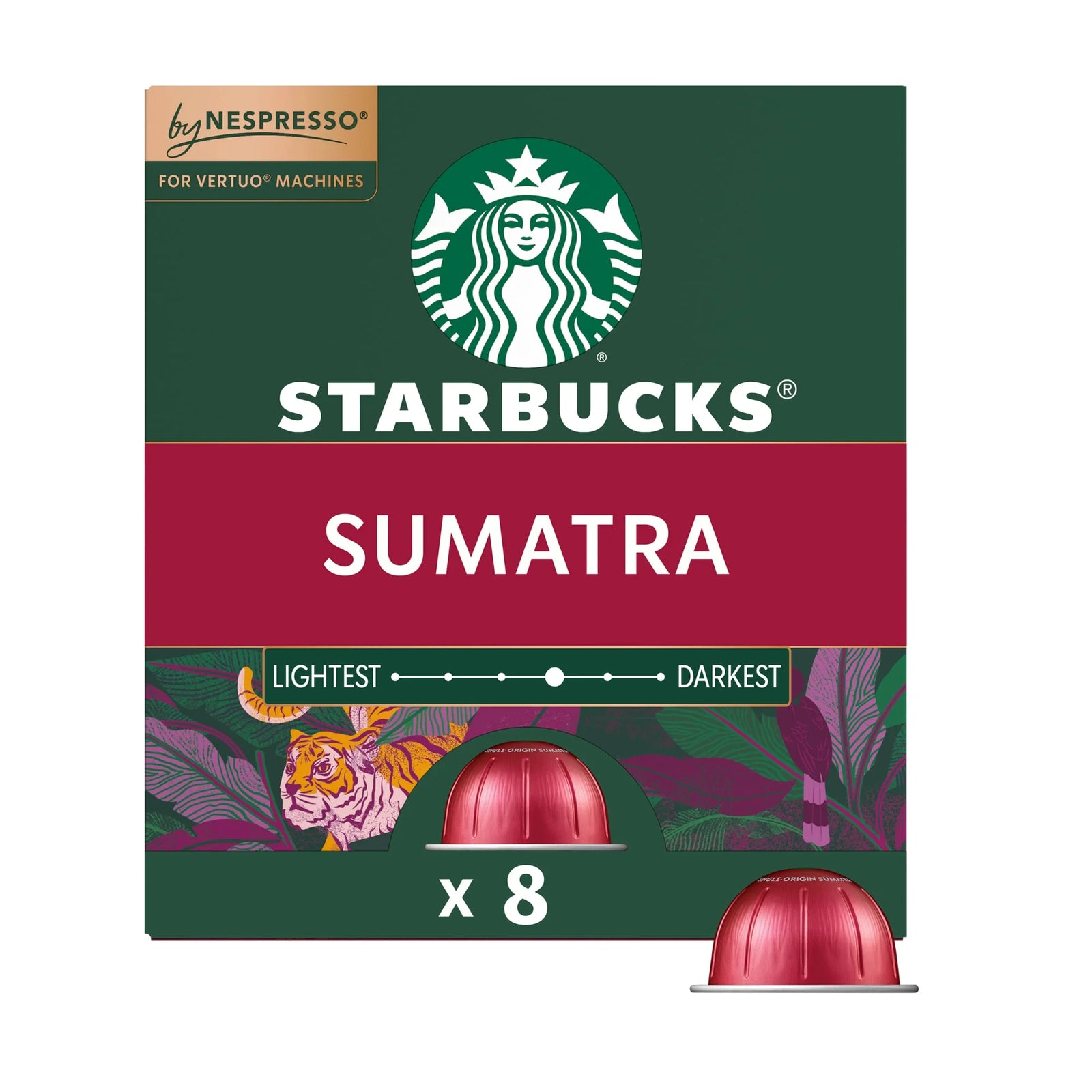 Starbucks by Nespresso, French Roast, Dark Roast Pods, 8 ct