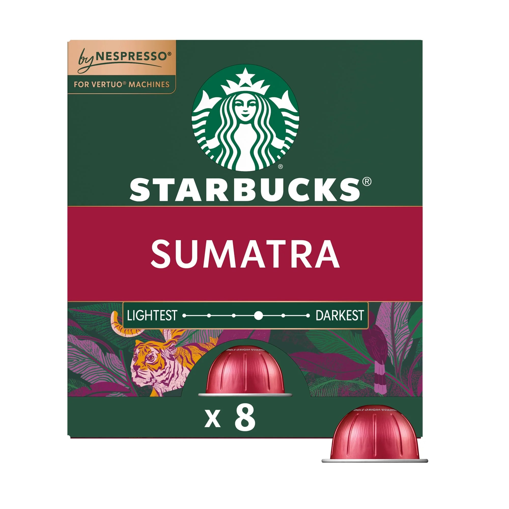 Starbucks by Nespresso, French Roast, Dark Roast Pods, 8 ct