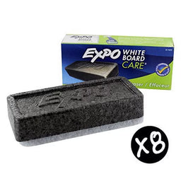 8 ct expo block eraser dry erase whiteboard eraser