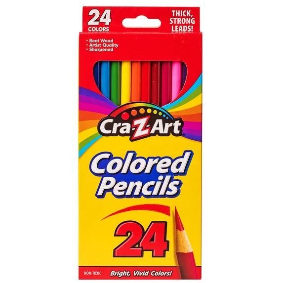 24 cra.z.art colored pencils