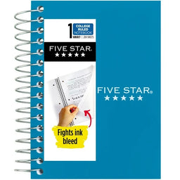 5 Star 1 subject college-ruled notebook