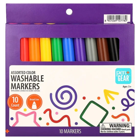 pen&gear 10ct. washable markers